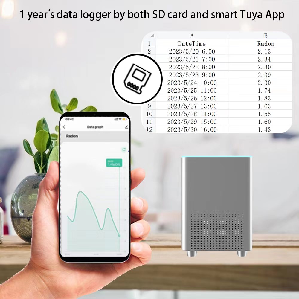 SMART RADON GAS MONITOR